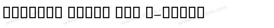 WinSoft Naskh Pro B字体转换